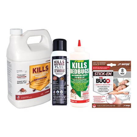 Jt Eaton Bedbug Solution Value Kit with Economy Water Base Gallon BBKIT4